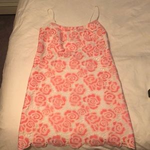 Lily Pulitzer pink floral dress!